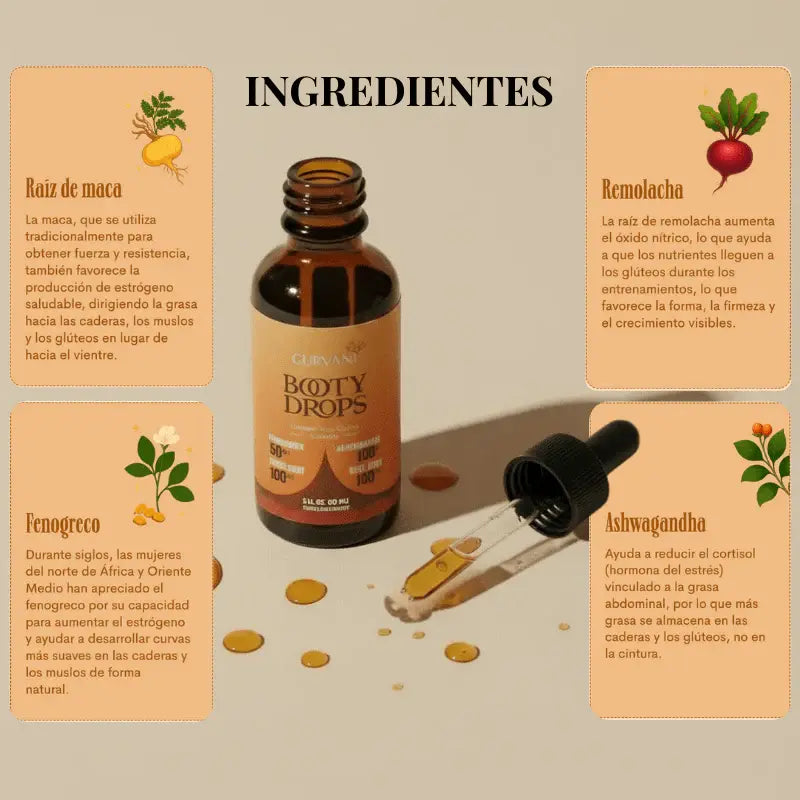 BOOTY DROPS — Tus curvas visibles en 30 días, sin cirugía.