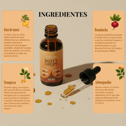 BOOTY DROPS — Tus curvas visibles en 30 días, sin cirugía.