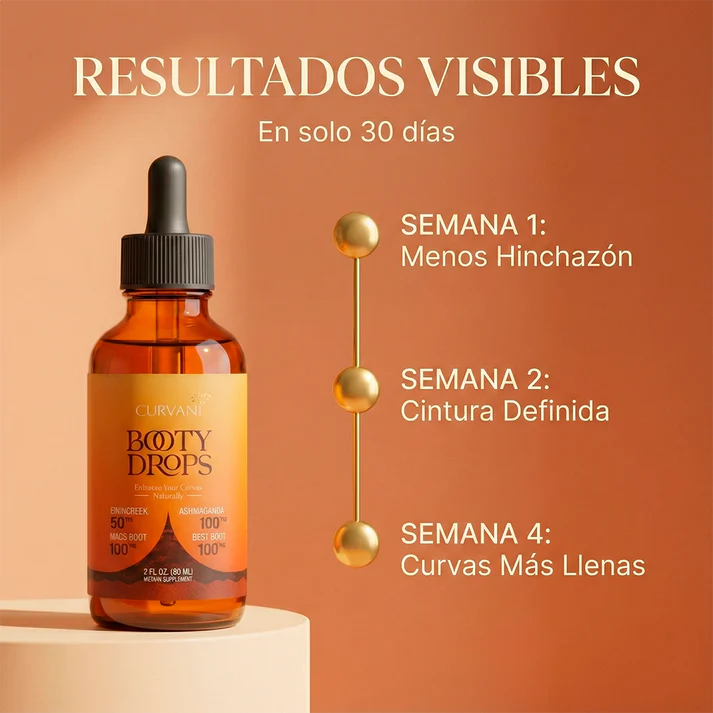 BOOTY DROPS — Tus curvas visibles en 30 días, sin cirugía.